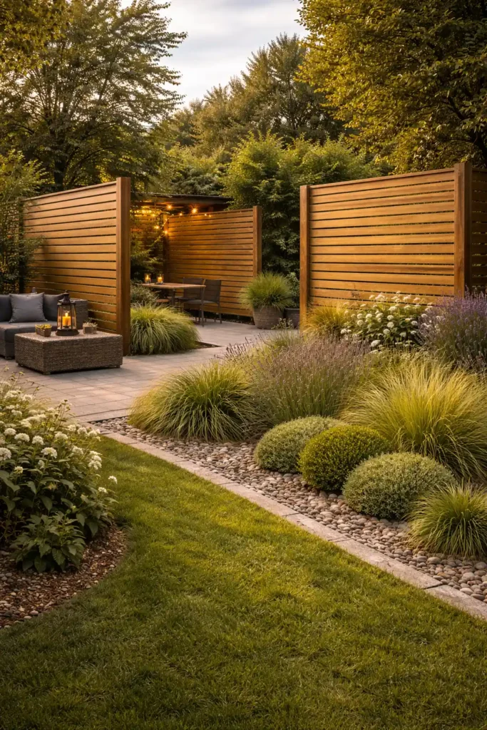 Claustra bois design extérieur